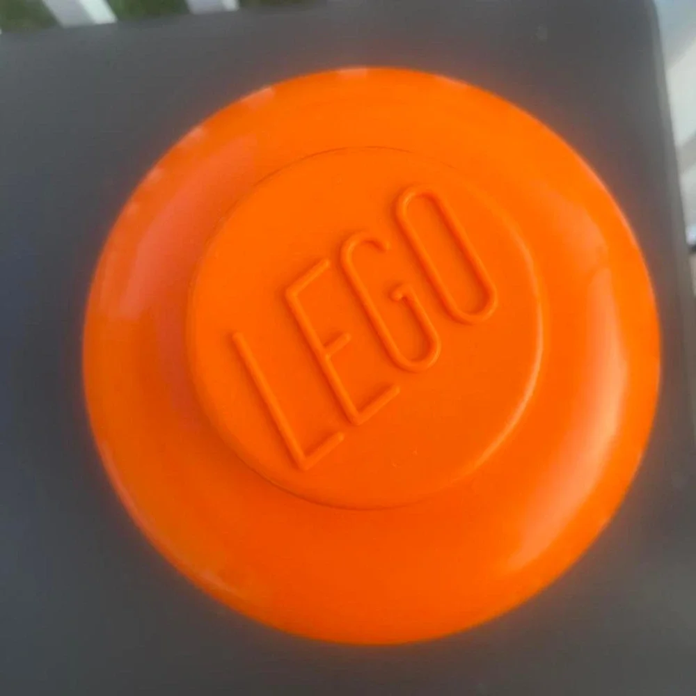 Lego Orange Pumpkin Jack O Lantern Brick Storage LARGE
